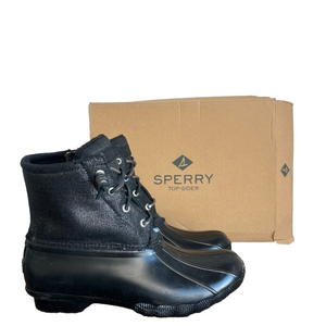 Sperry Women's Black Duck Boots